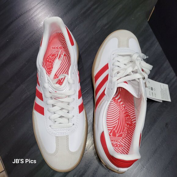 Adidas Samba OG PUIG Men's Shoes White Scarlet Red Gum JQ5865 BRAND NEW IN BOX - Picture 11 of 16
